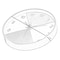 Quickway Imports Decorative Modern Round Wood- Looking Plastic Wall Clock for Living Room, Kitchen, or Dining, Oak QI004142.MC - alternate 5